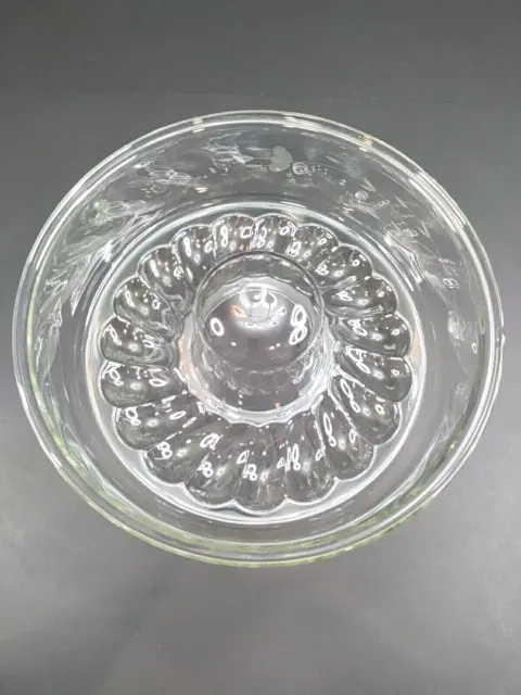 Princess House Crystal Heritage Collection Etched Bundt Cake Jello Mold #372