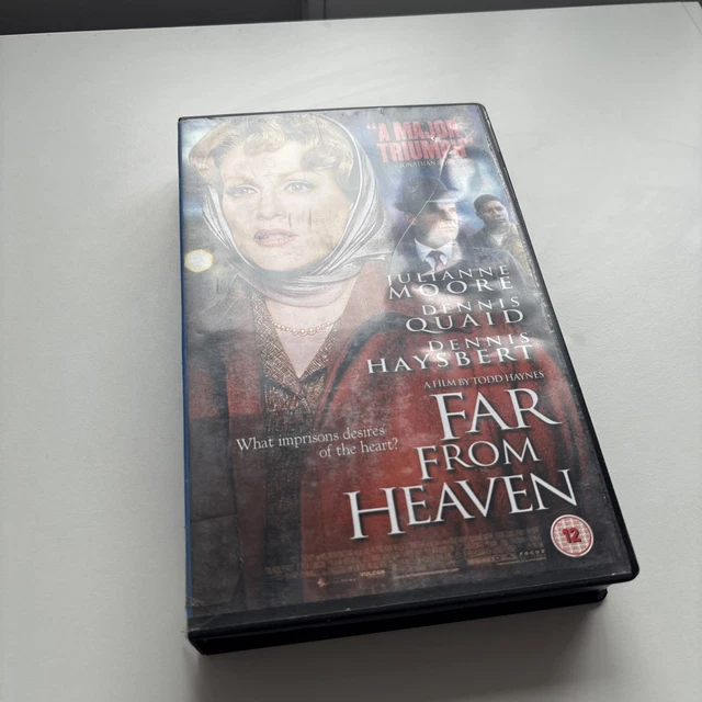FAR FROM HEAVEN VHS - Ex-Rental Copy Big Box - Julianne Moore & Dennis ...