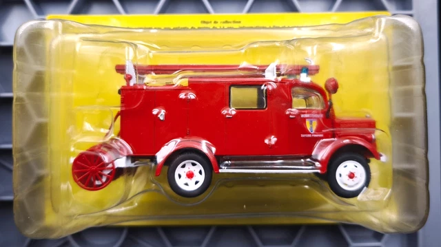 Maquette camion Mercedes L1500S LF 8 Camion de pompiers Allemand 1942 - ICM - Rue des Maquettes