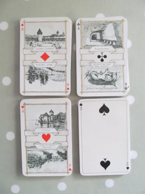 Vintage Pack Of Swiss Playing Cards - Dondorf ? One Missing Vintage Pack Of Swiss Playing Cards - Dondorf ? One Missing