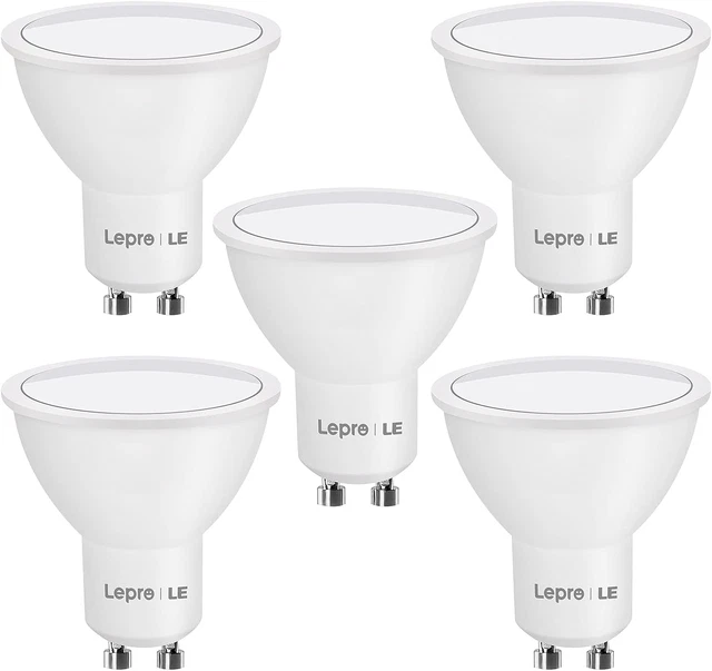 Lepro GU10 LED Glühbirnen, kühlweiß 5000K, 4W 345lm Energiesparlampen, 3...