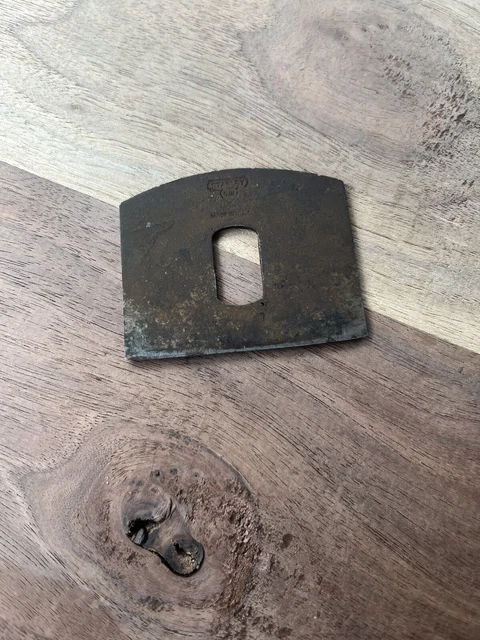 Spokeshave Iron for No. 51, 52, 57, 58 or 59 Spokeshave - SW Logo, As Found