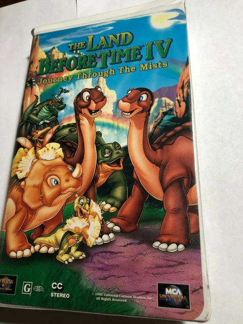 THE LAND BEFORE Time Iv Journey Through The Mists Vhs Clamshell 1995 ...