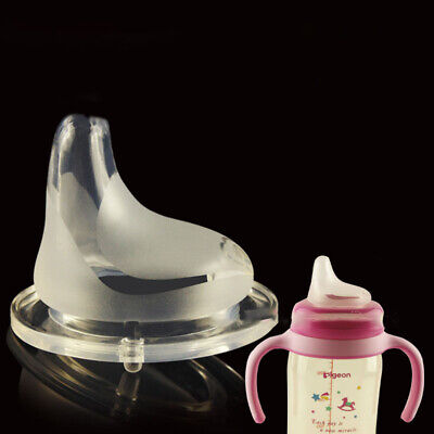 Chupete de silicona líquida suave de seguridad para bebé para biberón de leche de boca ancha Yh