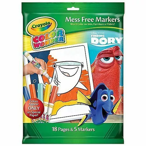 Crayola Color Wonder Mess-Free Coloring Pages, Finding Dory