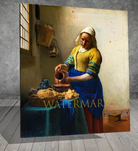 Johannes Vermeer The Milkmaid CANVAS PAINTING ART PRINT 425