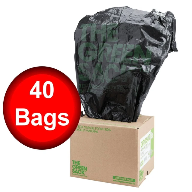 40x Sacchi Compattatore Neri Sacchi Spazzatura Resistenti 1168 x 864 mm 15 kg gr0602