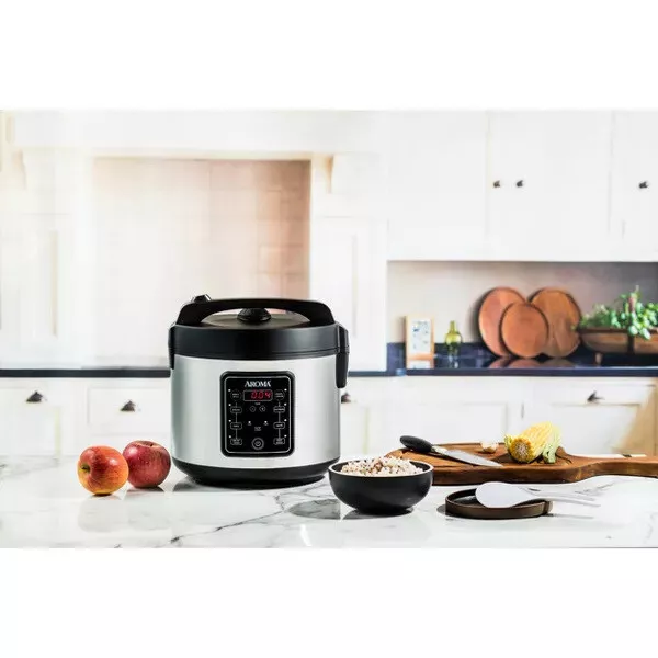 20-CUP PROGRAMMABLE RICE & Grain Cooker and Multi-Cooker $40.95 - PicClick