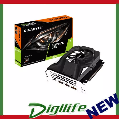 Gigabyte nVidia GeForce GTX 1650 Mini ITX OC 4GB GDDR5 PCIe Graphic Cards 8K@60H