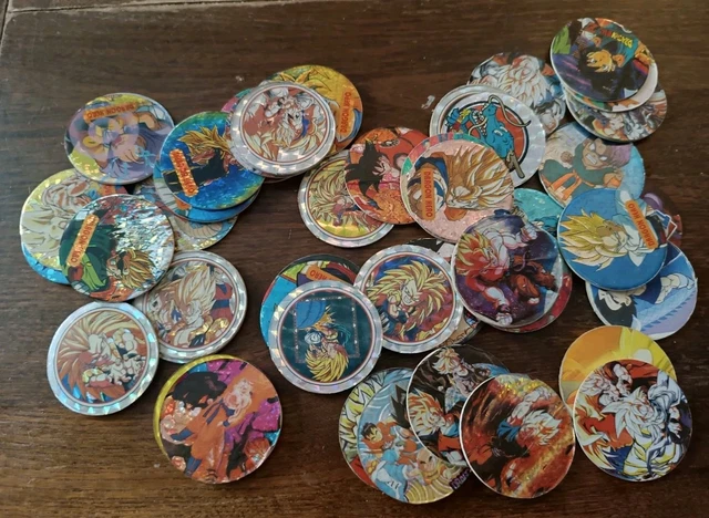 Lot De Capsules (bouchons) Kini Pots Sur Le Thème De Dragon Ball - Occasion, Idéal Pour Collectionneurs.