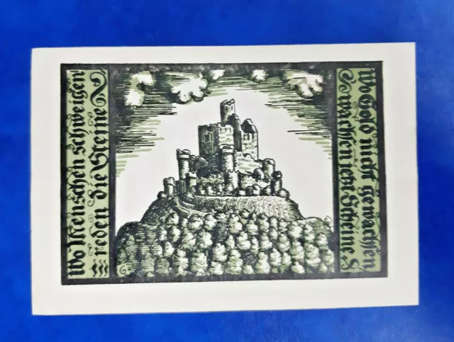Schalkau Notgeld 50 Pfennig 1921 Notgeldschein (13857)