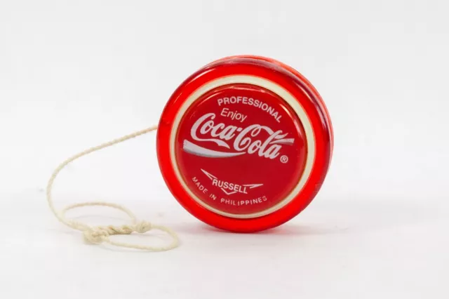 Vintage Russell Coca Cola Professional Red Yo-Yo Yoyo & String VGC
