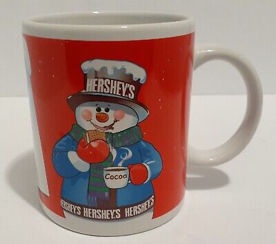 Hershey's Snowman Cocoa Mug With Smores Recipe On The  Side