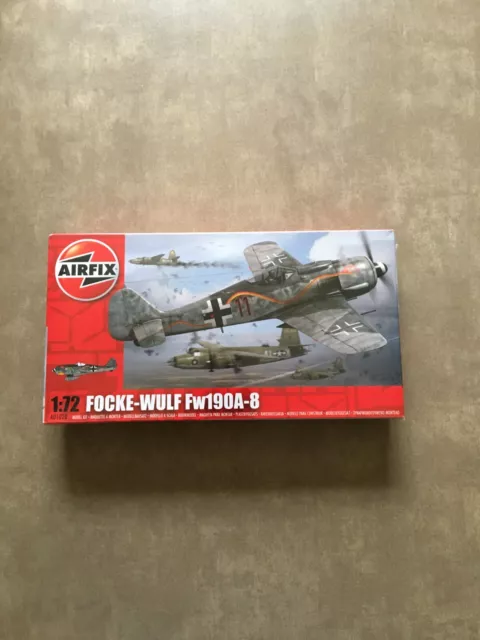 1/72 Airfix  Focke Wulf Fw 190A-8  Model Airplane Kit