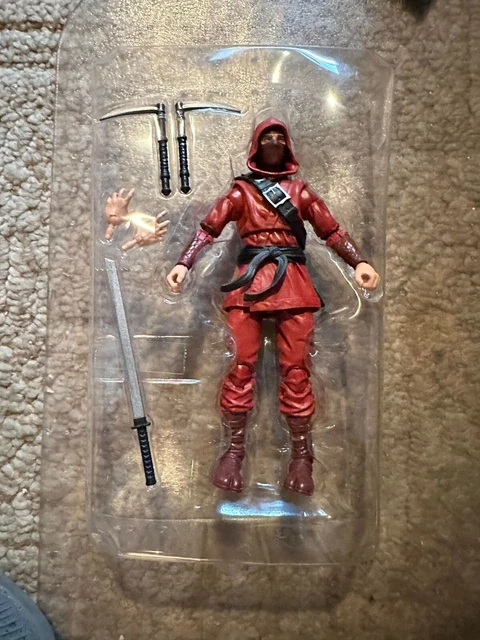 1/12 Scale Red Samurai Outfit For 6" Action Figures - Costume Set Only (Figure Not Included)