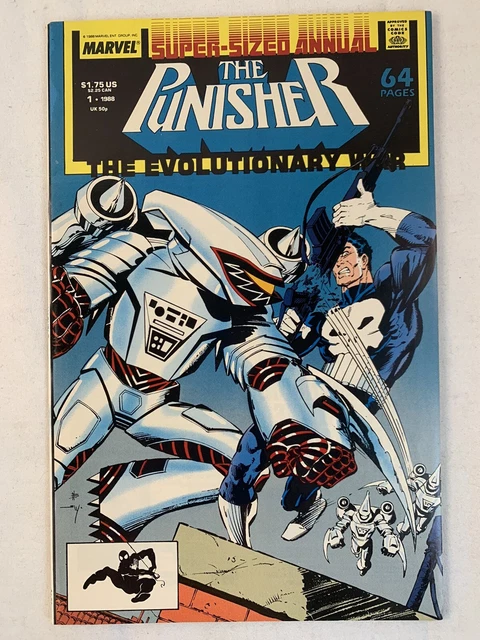 Marvel Comics Punisher Evolutionary War #1 Annual 1988 VF Condition