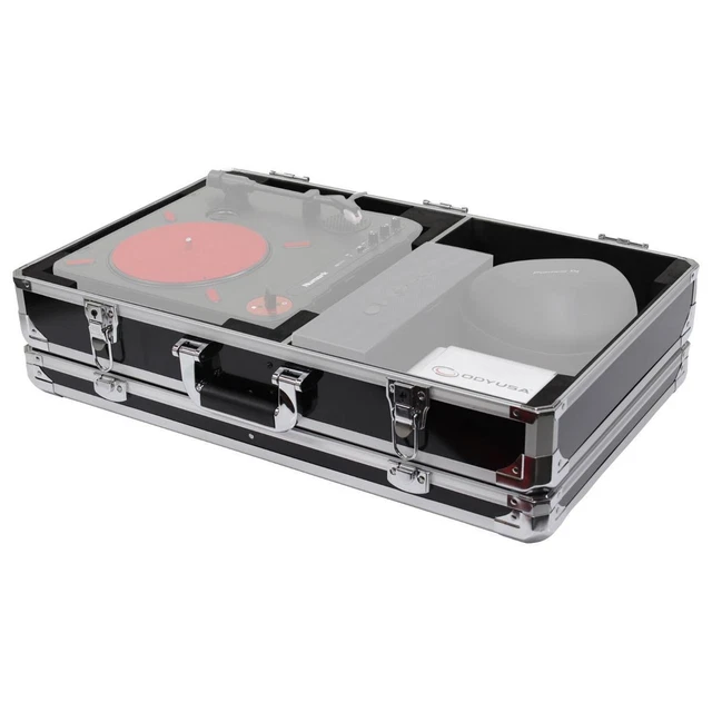 Odyssey KPT01SCBLK KROM Series Black Portable Case for Numark PT01 Turntable ...