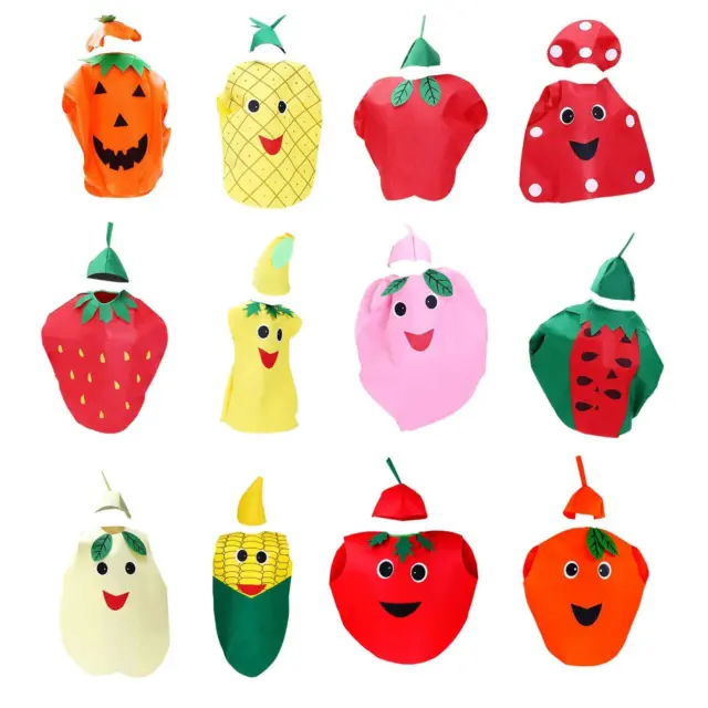 Kids Fruit Costume Outfit Cosplay Cute Cartoon Novelty Comfortable Portable