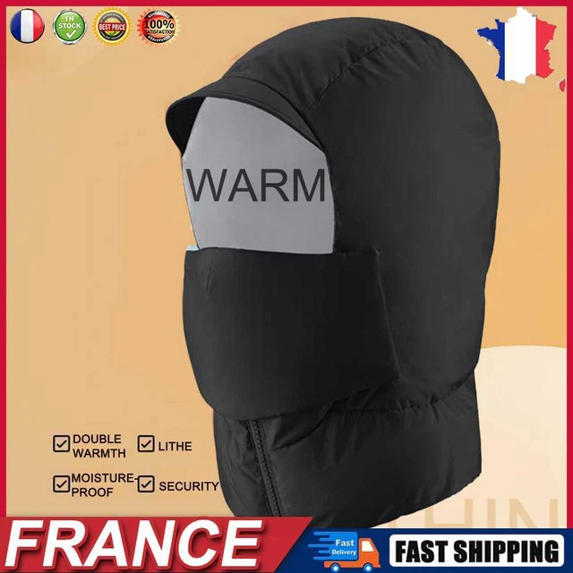 Cycling Caps Windproof Winter Headgear for Bike Motorcycle Riding (Black) fr