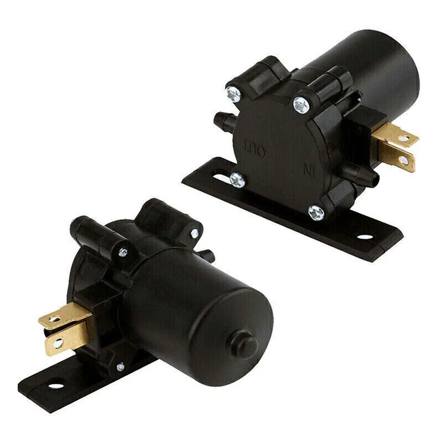 Pompa Lavavetri 12V Universale - Kit Con Borsa E Interruttore, Per Auto D'Epoca, AWP 23 - Foto 9