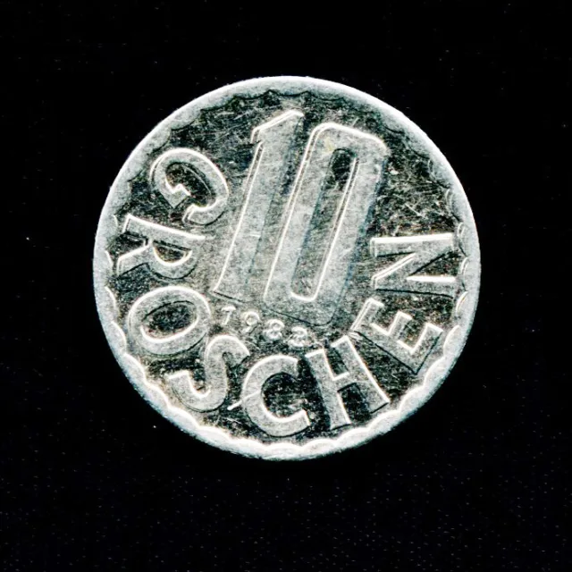 1983 Austria Osterreich  10 Groschen Coin Vintage