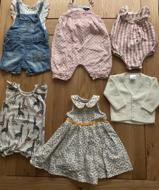 Baby girls summer clothes bundle Next, M&S, Gap age 3-6 months