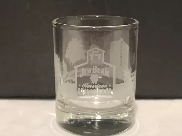 Jim Beam Stillhouse Bourbon Whiskey Shot Glass - Clermont Kentucky