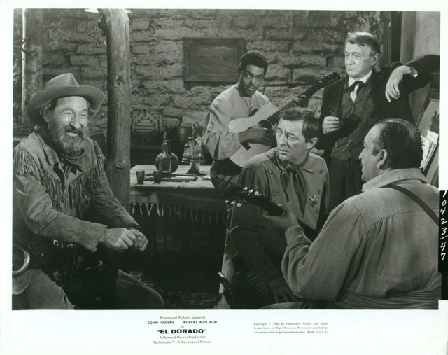 EL DORADO MOVIE 8x10 Promo Press News Photo JOHN WAYNE ROBERT MITCHUM