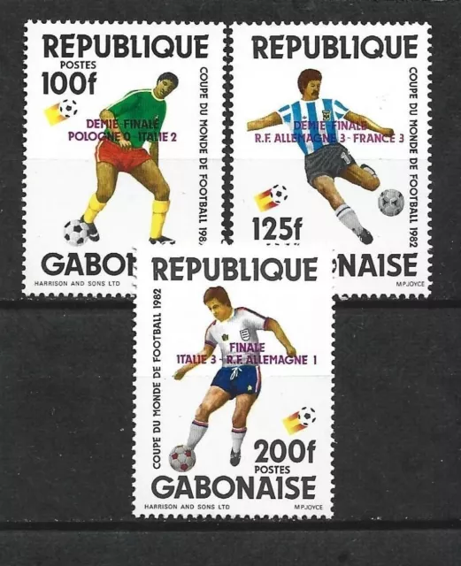 GABON. Año: 1982. Tema: DEPORTES. FUTBOL.