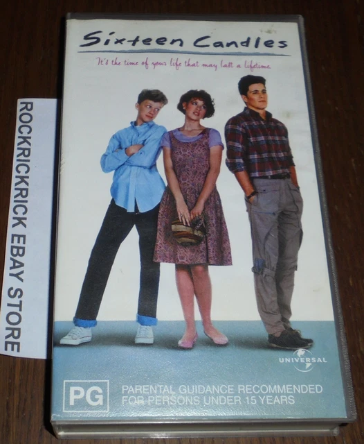 SIXTEEN CANDLES VHS Rare Molly Ringwald, Anthony Micheal Hall £13.18