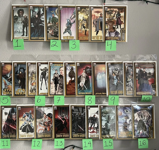 Star Wars Comic Book Lot 27 Books Marvel NM 50th Anniversary Lucas Film Covers