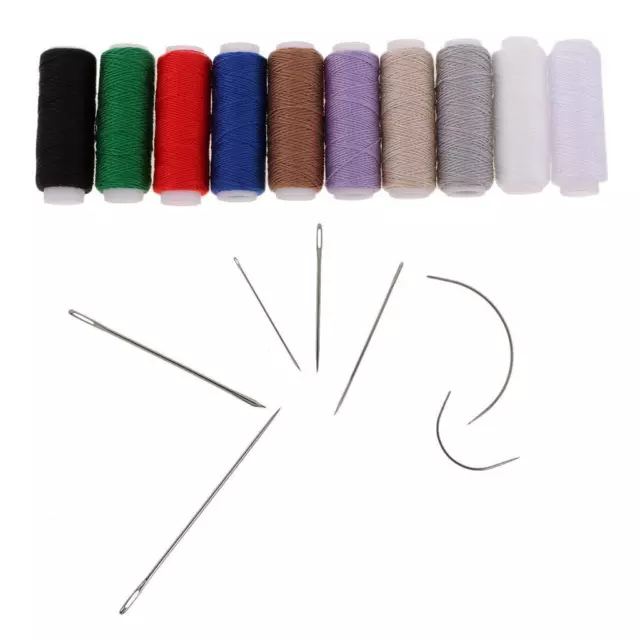 17pcs Jeans Thread with Hand Sewing for Leather Upholstery Canvas