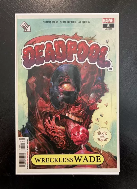 DEADPOOL #5 GARBAGE PAIL KIDS PARODY VARIANT (2018, MARVEL COMICS) L@@k HTF GPK