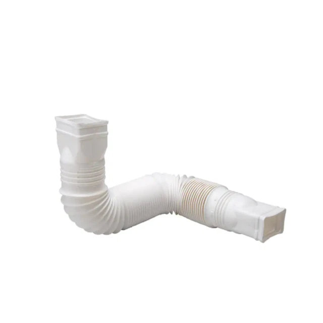 Amerimax Home Products Flex-A-Spout White Vinyl Downspout Extension | Free Ship