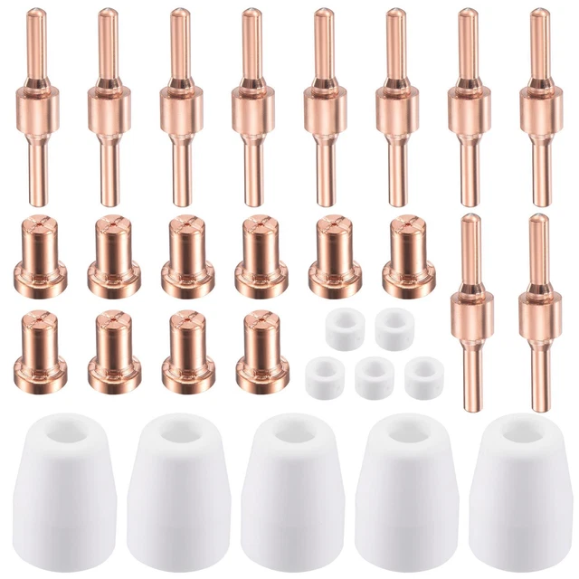 30 Pcs CUT-40 LGK-40 PT-31 Plasma Cutter Torch Consumables Accessory Set