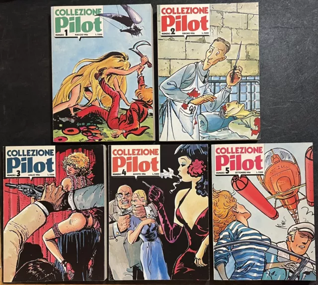 Collezione Pilot Serie Completa 1/5 Ottima 1986 Raccolta Dei 15 Numeri 1985/86