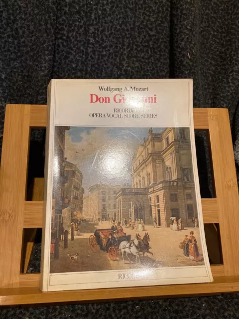Mozart Don Giovanni partition chant piano éditions Ricordi