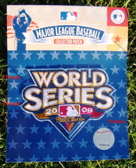 Official 2009 MLB World Series New York Yankees vs Philadelphia Phillies Patch