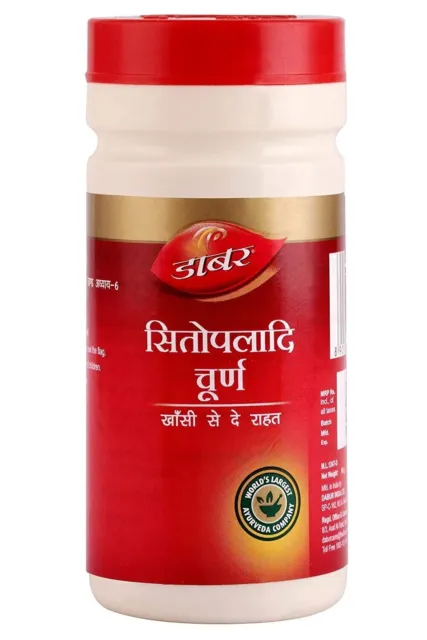 Dabur Sitopaladi Churna Relief Cough & Cold Flu, 60gm (Pack of 1)