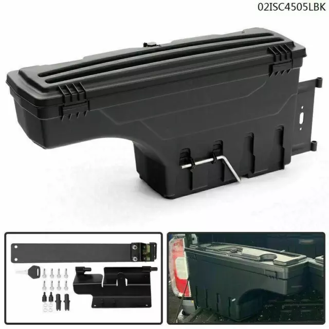 Storage Box Toolbox Driver Side Fit For 15-20 Chevy Colorado GMC Truck Bed