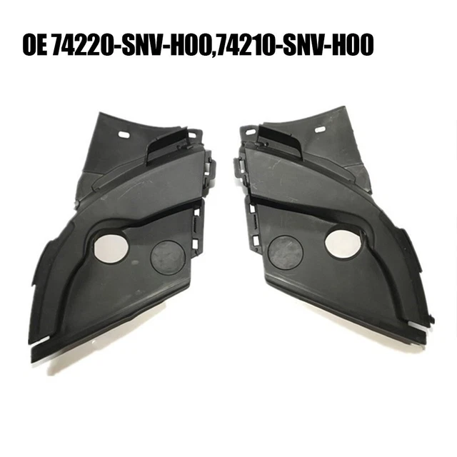 1 Pair Windshield Wiper Arm Cowl Vent-Trim Cover Panel For Honda Civic 06-11