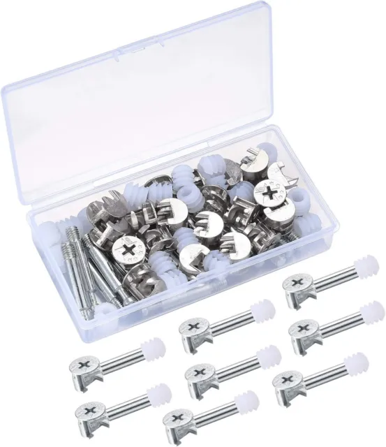 20 Sets Möbelanschluss Armaturen Kit, 3-in-1 Stecker Befestigung...