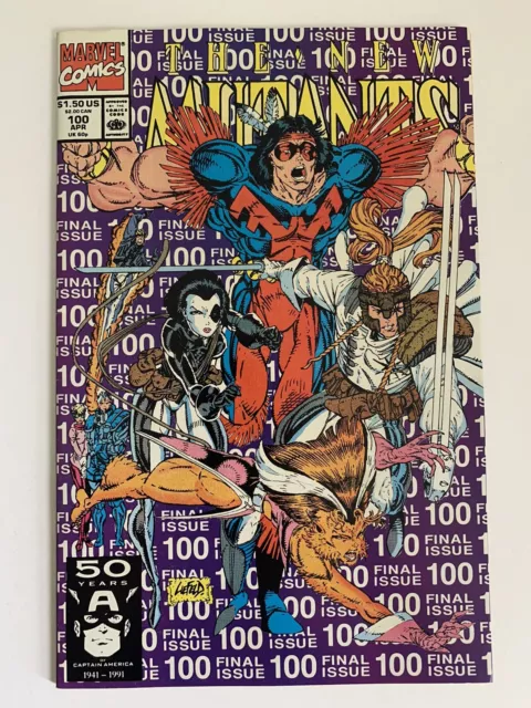 New Mutants #100 9.0 Vf/Nm 1991 Final Issue 1St X-Force Marvel Comics