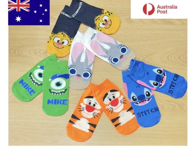 5 Pairs Kids & AdultsCotton Ankle Socks Size 1 to 9