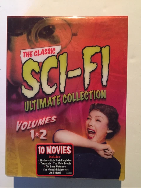 The Classic Sci-Fi Ultimate Collection DVD Volumes 1 & 2 10 Film Set 50’s Sci-Fi