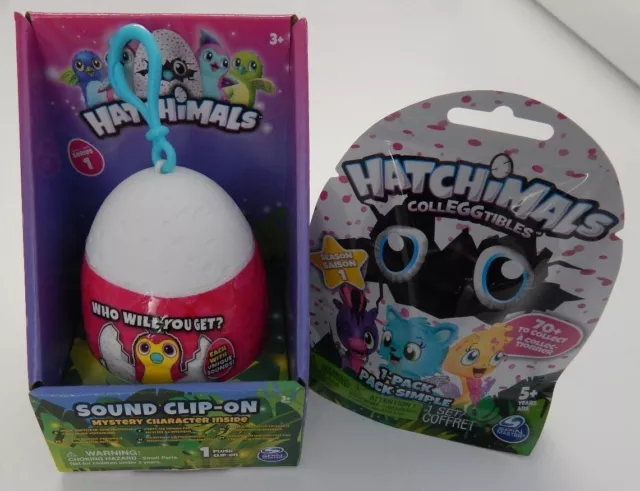 New ~ Series 1 ~ Hatchimals Talking Plush Mystery Plush Toy + 1 Collegtibles