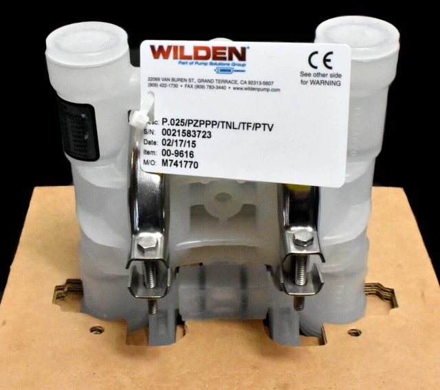 Wilden Pro-Flo 0.25" AODD Pump P.025-PZPPP-TNL-TF-PTV
