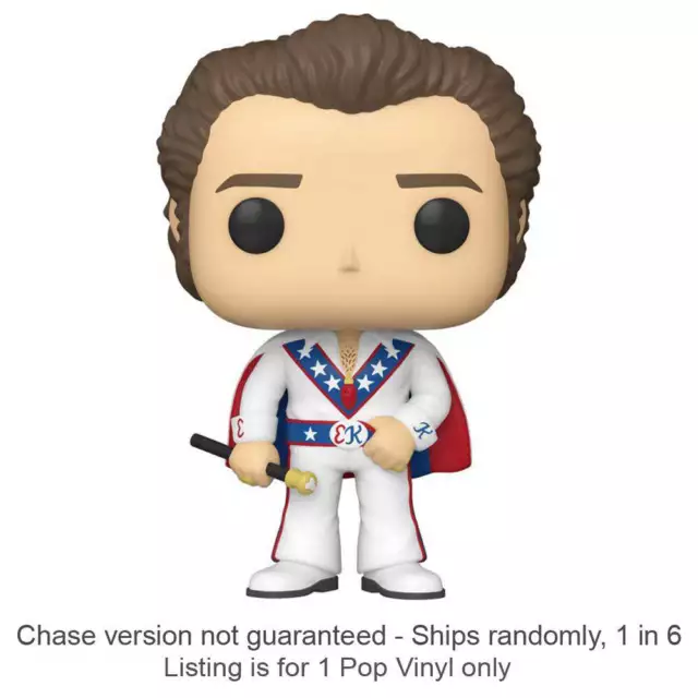 Evel Knievel Evel Knievel 3,75" Funko Pop! Figurine en vinyle Chase Ships 1 en 6