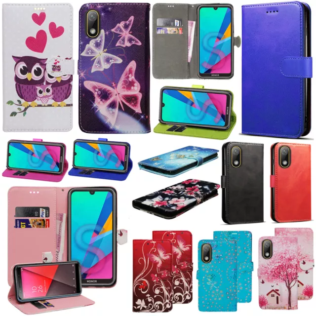 For Huawei Honor 8S 7X Y5  Shockproof PU Leather Stand Flip Wallet Case Cover