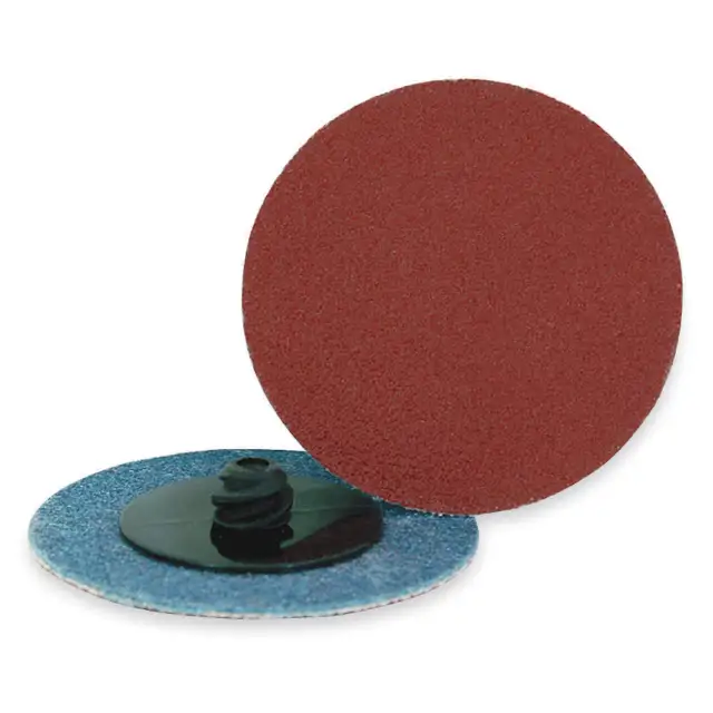ARC ABRASIVES 11-31666 Quick Change Disc,AlO,3in,80G,TR,PK25